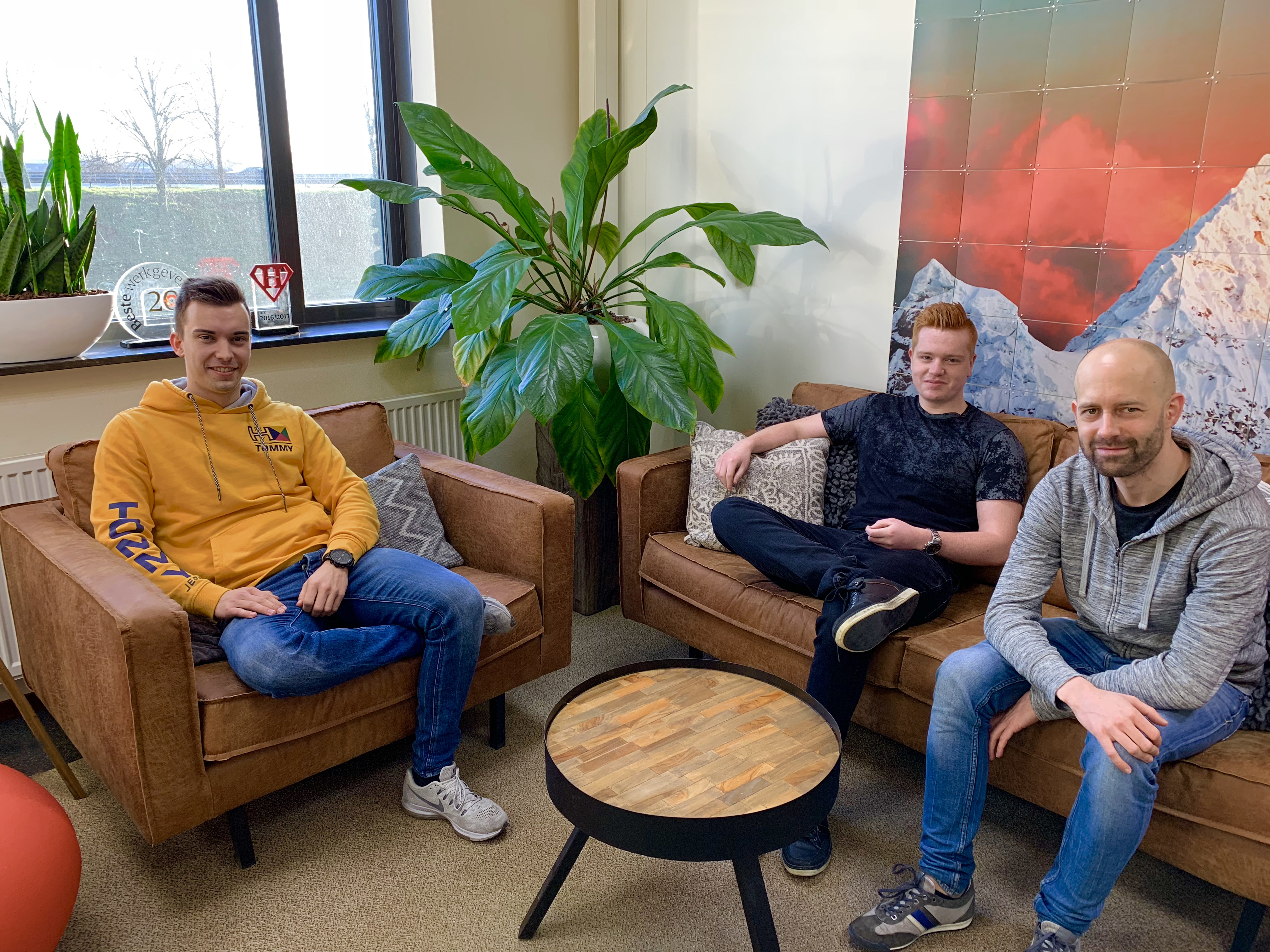 Drie nieuwe werknemers