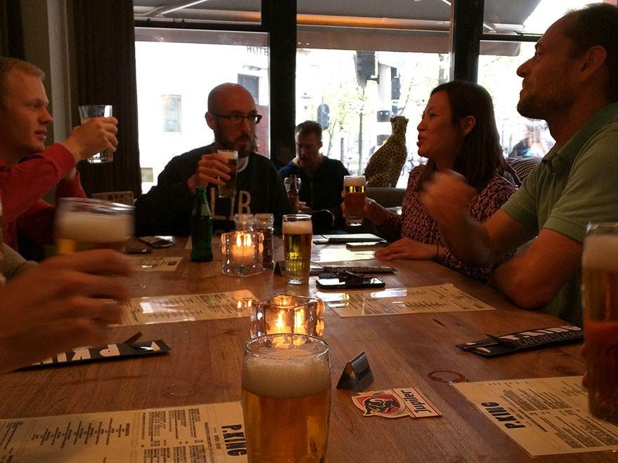 Elixir Bootcamp een biertje na afloop